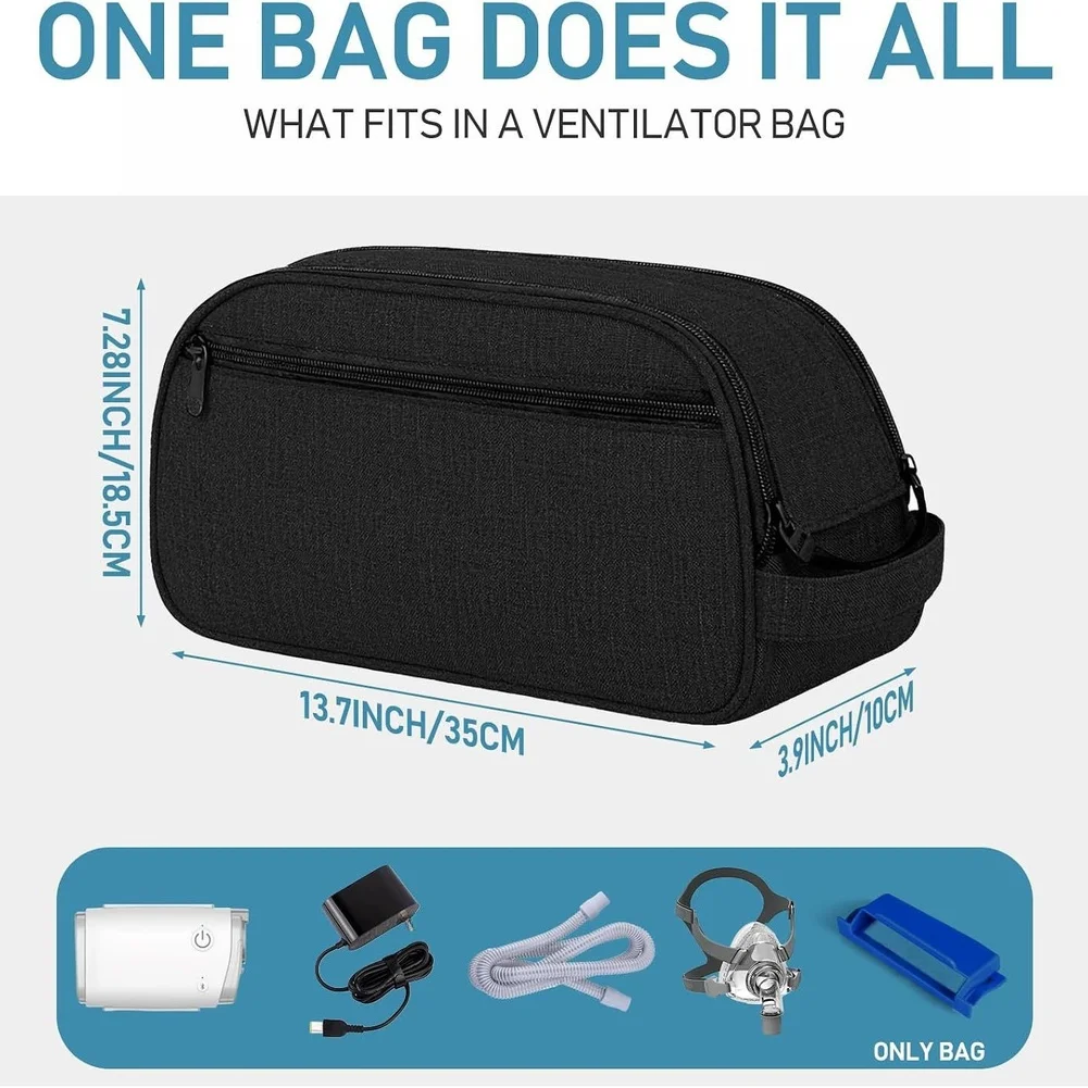 For AirMini Transport Case with Thick Nylon Fabric Multi-Pocket Interior and Easy-Carry Handle for On-the-Go Use