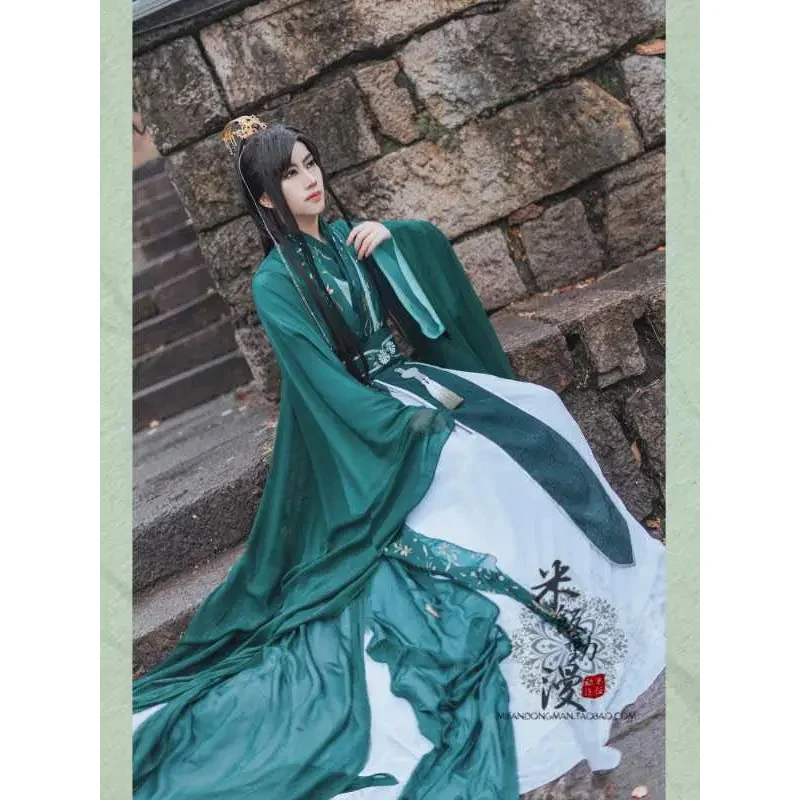 DY20 hemel officiële zegen Tia ng u druk FU Q i Rong FShi S very Qingqiu ξ AO Jing Wang hij Xuan cosplay kostuum Han Fu Halloween 25
