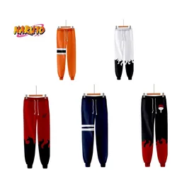 2023 nuovo Naruto Anime Cartoon Akatsuki Cosplay Akatsuki Uchiha Itachi pantaloni sportivi Full-Size pantaloni Casual stampati in 3D per studenti