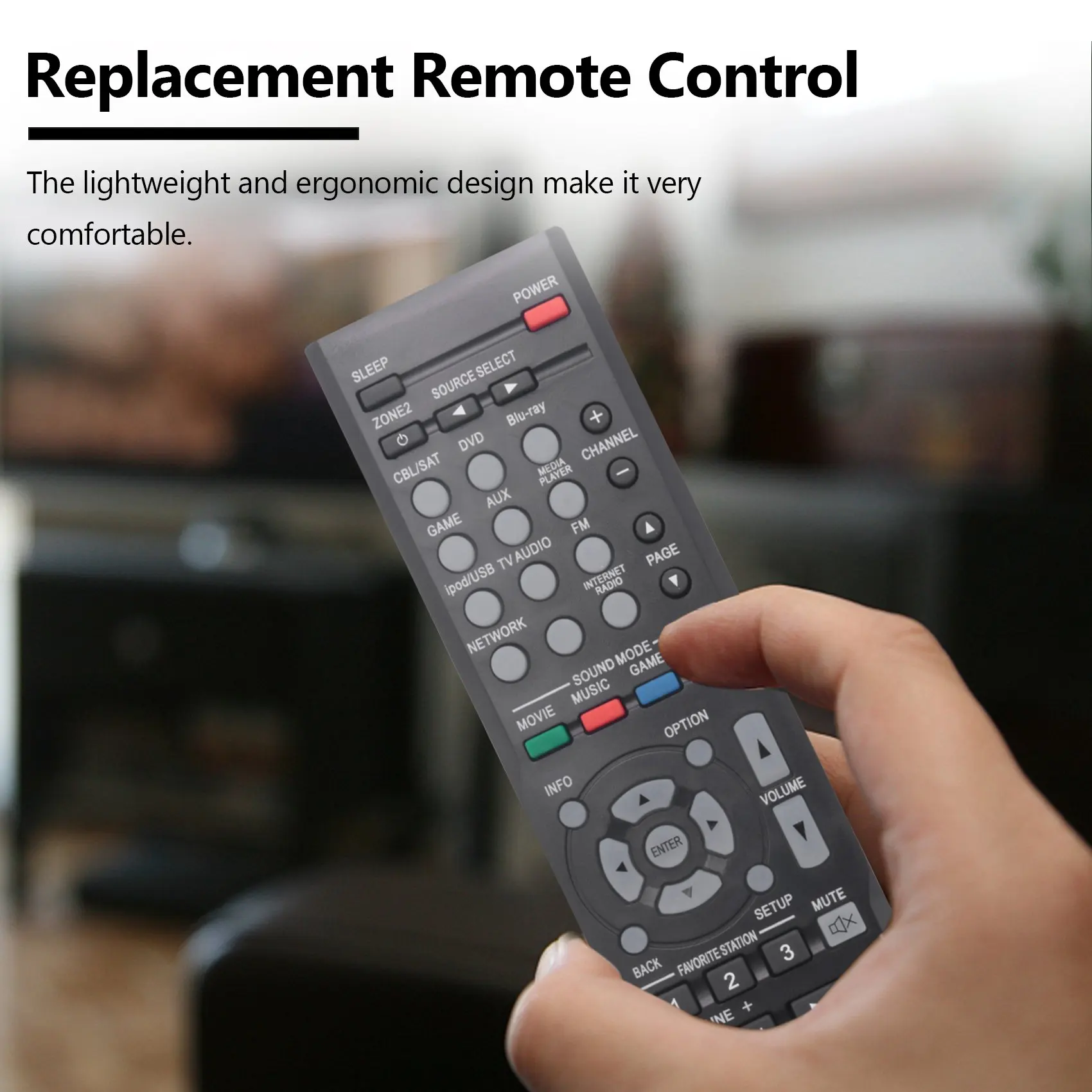 Vervanging Afstandsbediening Voor Denon Rc-1189 Rc-1196 Rc-1193 Rc-1192 Avr-S700W Av Ontvanger-Krocery