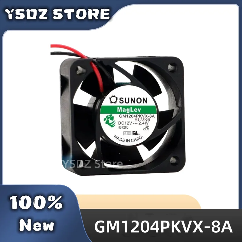 GM1204PKVX-8A 2-wire DC12V 2.4W 40*40*20MM For SUNON New Original Cooling fan Fast Shipping