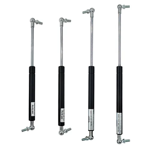 2 piezas 18*8 varilla resorte de Gas bisagra plegable carrera 50-500N soporte de elevación de fuerza agujero distancia central 320-400mm distancia de carrera 120-160mm