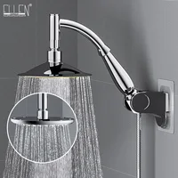 Baño 6 ”8 pulgadas cabezal de ducha ABS cromado cabezal de ducha ahorro de agua baño lluvia spa cuadrado de mano ELA087-1