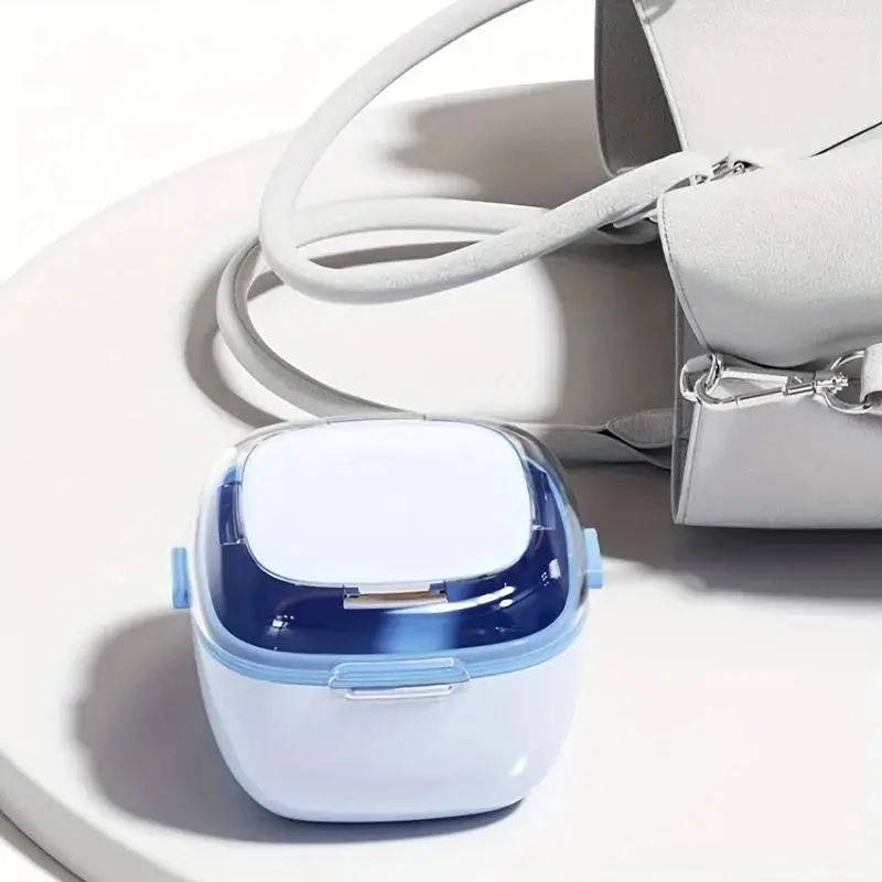 Denture Box Portable and Convenient with Secure Cover for Easy and Safe Cleaning