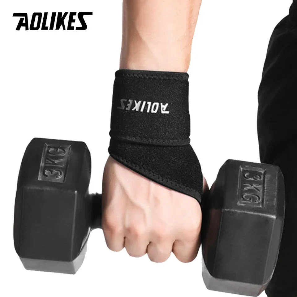 AOLIKES Adjustable Wrist Compression Strap and Wrist Brace Sport Wrist Support for Fitness,Basketball,Weightlifting, Tendonitis