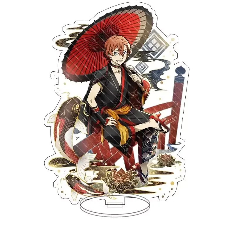 "Bungou Stray Dogs" Itens decorativos acrílicos lados de anime "Dazai Osamu, Nakahara Nakaya, Nakajima Atsushi, Akutagawa Ryunosuke"