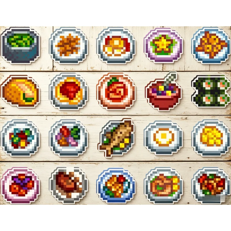 Home Cooking Game - Imã de Geladeira Stardew Valley Pixel