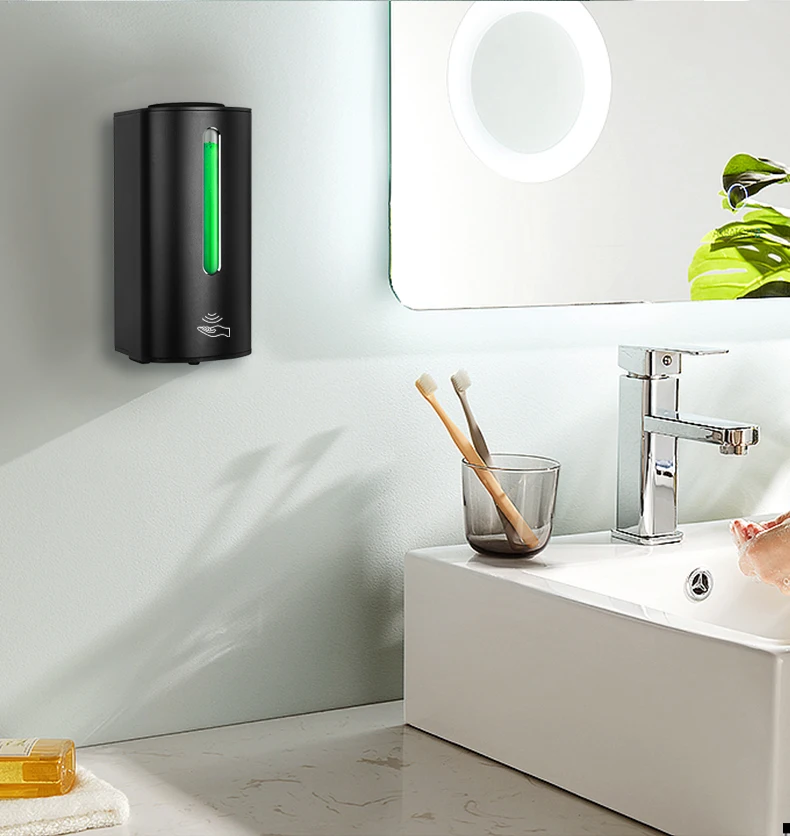 Youpin Metal Soap Dispenser, máquina Automática De Desinfecção De Indução, distribuidor De Sabão De Parede