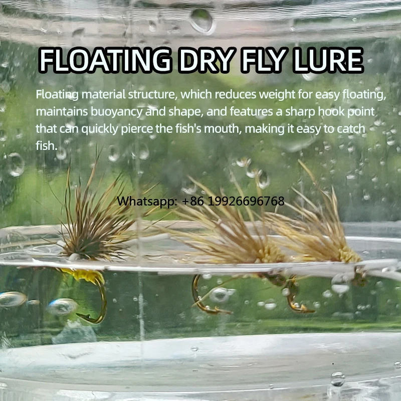 

Dry Floating Hackle Fly with Silicone Legs for Trout and Tarpon Fishing Fishing Lures manufacturer