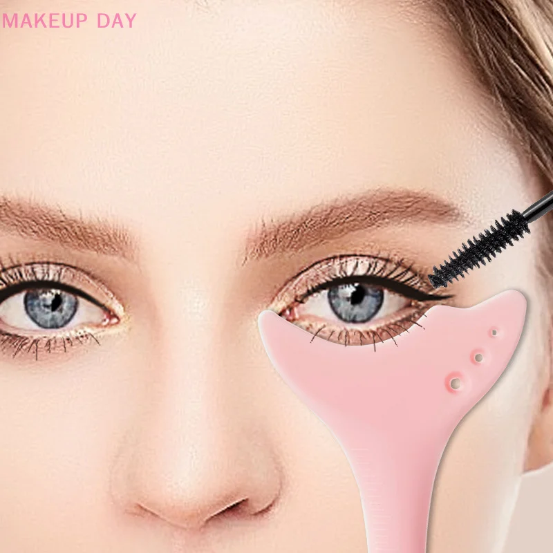 Multifunctionele Eyeliner Stencil Wing Tips Siliconen Eyeliner Hulp Tekening Lippenstift Dragen Hulpmiddel Herbruikbare Make-Up Tools