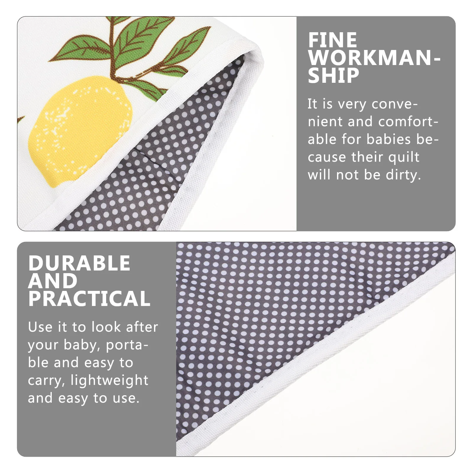 

Baby Changing Pad Portable Large Travel Foldable Diaper Changing Mat Waterproof Infant Diaper Cushion Lightweight Baby Accessory