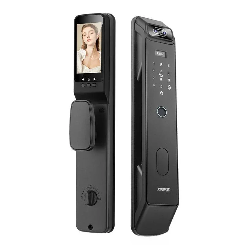 

Automatic, smart door lock fingerprint lock facial recognition visual cat eye, electronic password lock, home security door