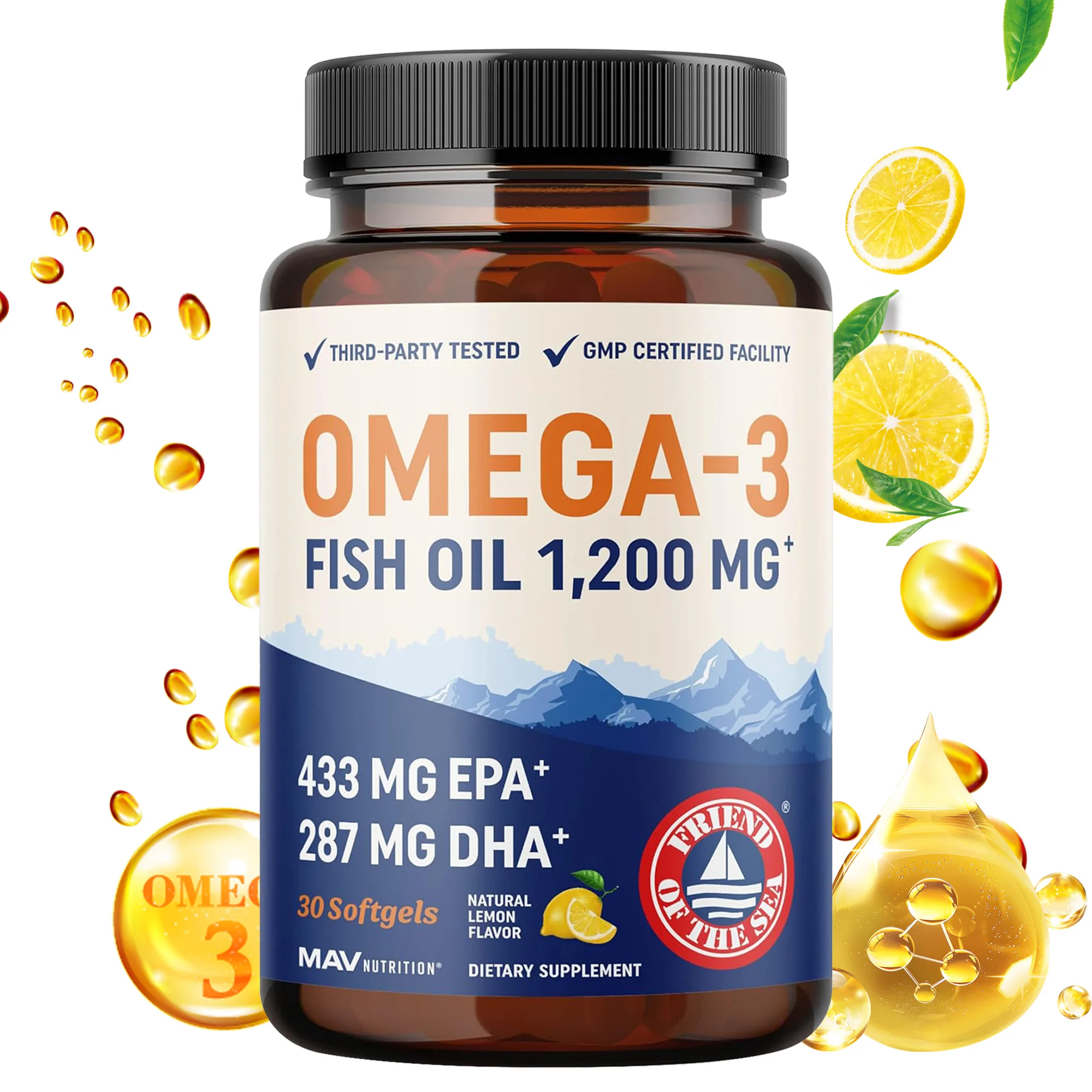 

Добавка с рыбьим жиром Omega 3, EPA и DHA, поддержка здоровья мозга и суставов, поддержка здоровья костей и сердец