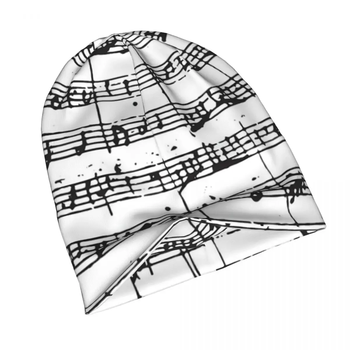 Mozart Manuscript Gorro de punto cálido Gorro de moda Otoño Invierno Gorros al aire libre Sombreros para adultos unisex