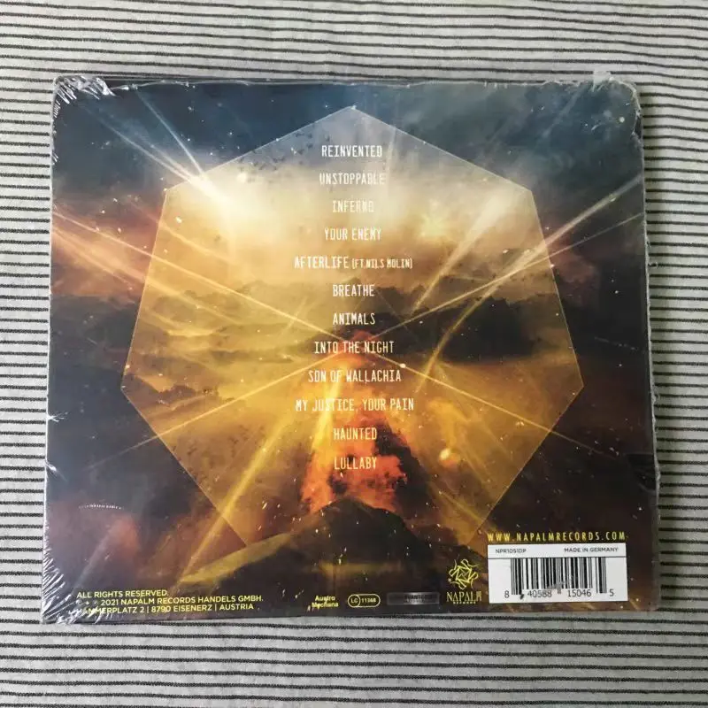 CD Infinitum - Capítulo II: Legado (2021 Records Napalm, Metal de Poder Sinfônico, Feat. Nils Molin, CD Digipak)