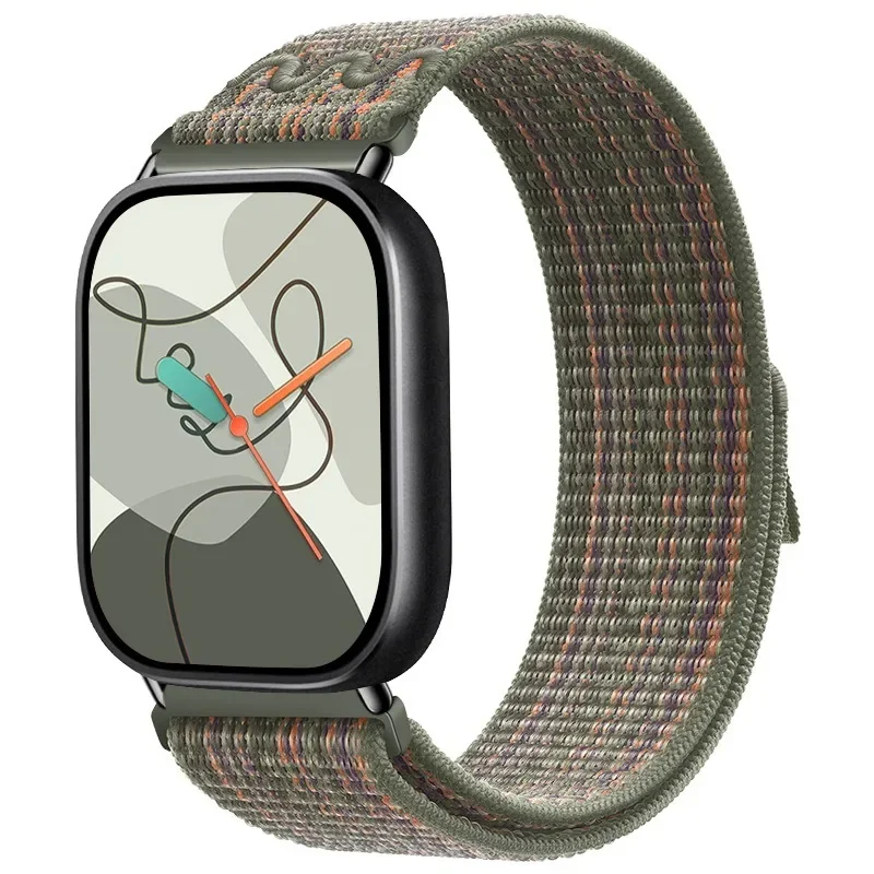 حلقة نايلون لساعة Xiaomi Band 8/9 Pro الرياضية المضفرة المريحة القابلة للتنفس وقابلة للاستبدال لساعة Redmi 6/5/4 حزام الملحقات #4