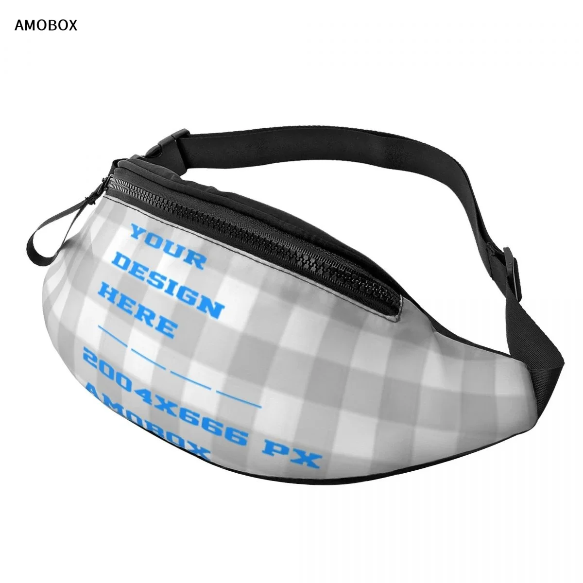 

AMOBOX-Customizable Belt Bag,Crossbody Bag, Bum Bag, Waist Pack, Halloween Costumes, Hiking, Running, Travel