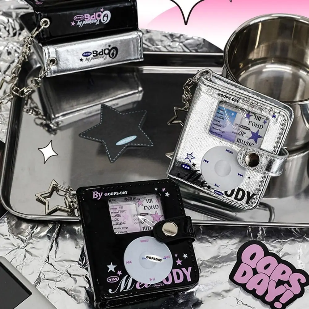 Inner Page 2 Inch Photo Album Cash Savings Binder Album Cover Pu Photocard Holder Picture Case Photo Storage Photo Album Binder