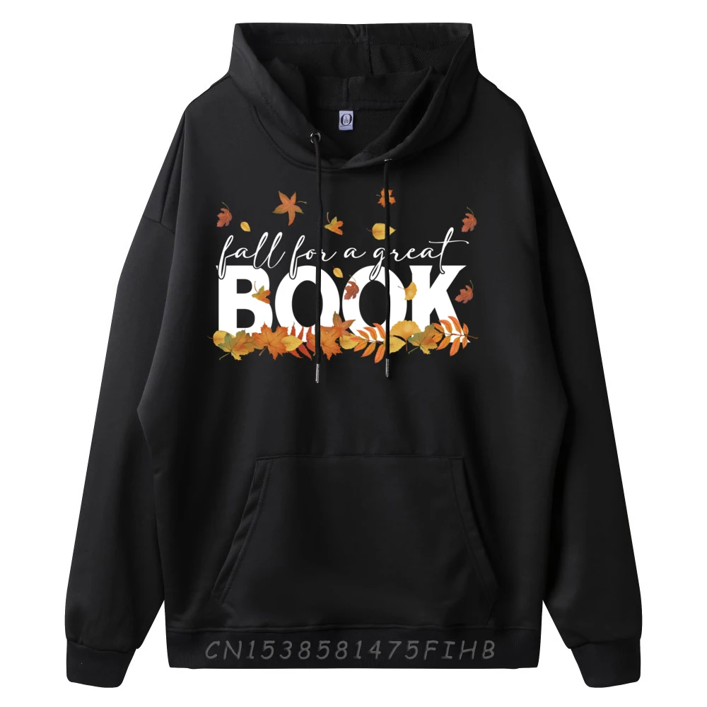 Librarian Library Bookwarm Fall For A Great Book National Sweatshirts Men Graphic Mens Designer Clothes Vegan