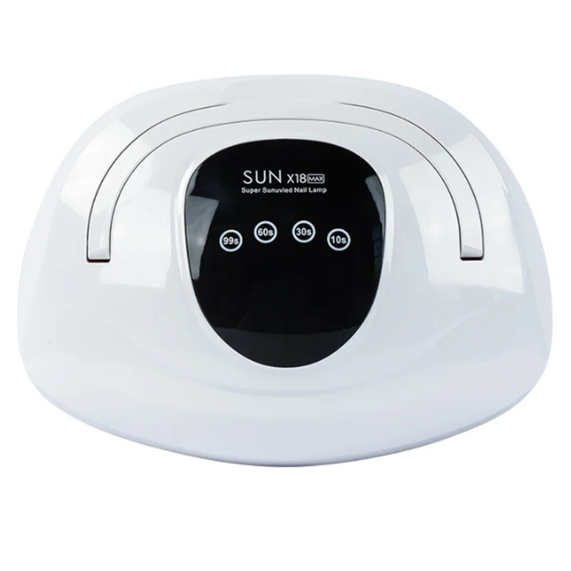 AB68 UV LED Nail Lamp 72 Leds With LCD Screen 4 Timer Settings For Fast-Drying Gel Nails Polish Nail Dryer Salon Tool US Plug
