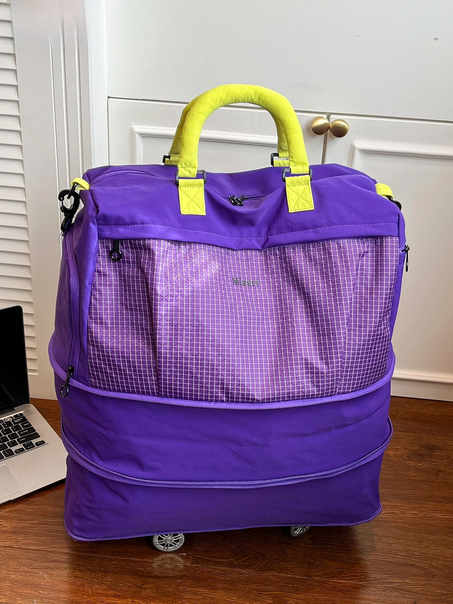 

Расширяемая сумка Lage с вращающимися колесами Дорожная сумка Color Blo Съемная универсальная сумка на одно плечо на колесиках Подходит для ручной клади