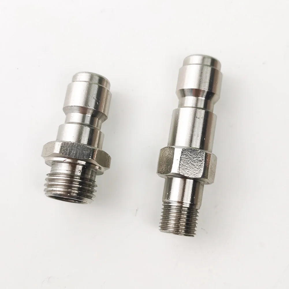 Metall adapter g1/4 Stecker/g1/8 Stecker 1/4 Zoll Schnell anschluss Schnees chaum Lanzen adapter für Wasser pistole Schaum kanone Schnees chaum Lanze