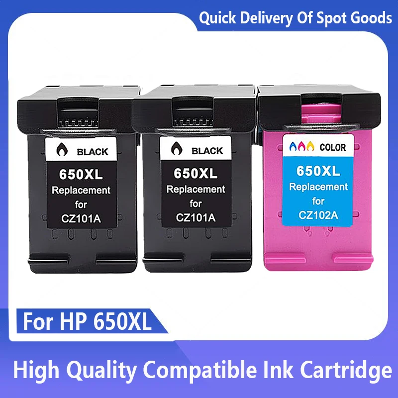 cartucho de tinta compativel para impressora hp substituicao para hp 650 hp650 xl deskjet 1015 1515 2515 2545 2645 3515 4645 01