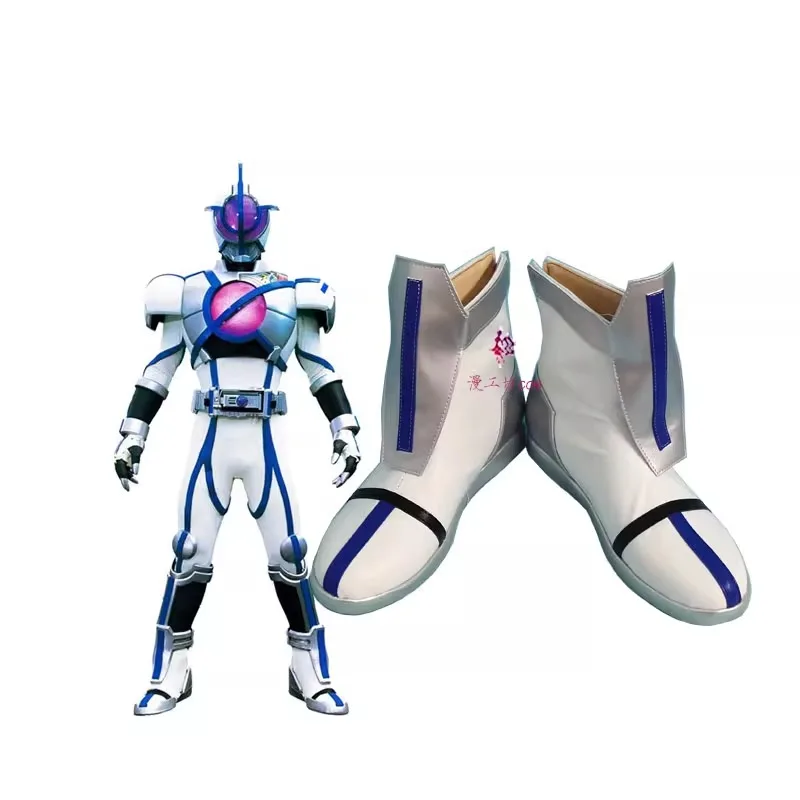 

Kamen Masked Rider Psyga Cosplay Costume Shoes Handmade Faux Leather Boots