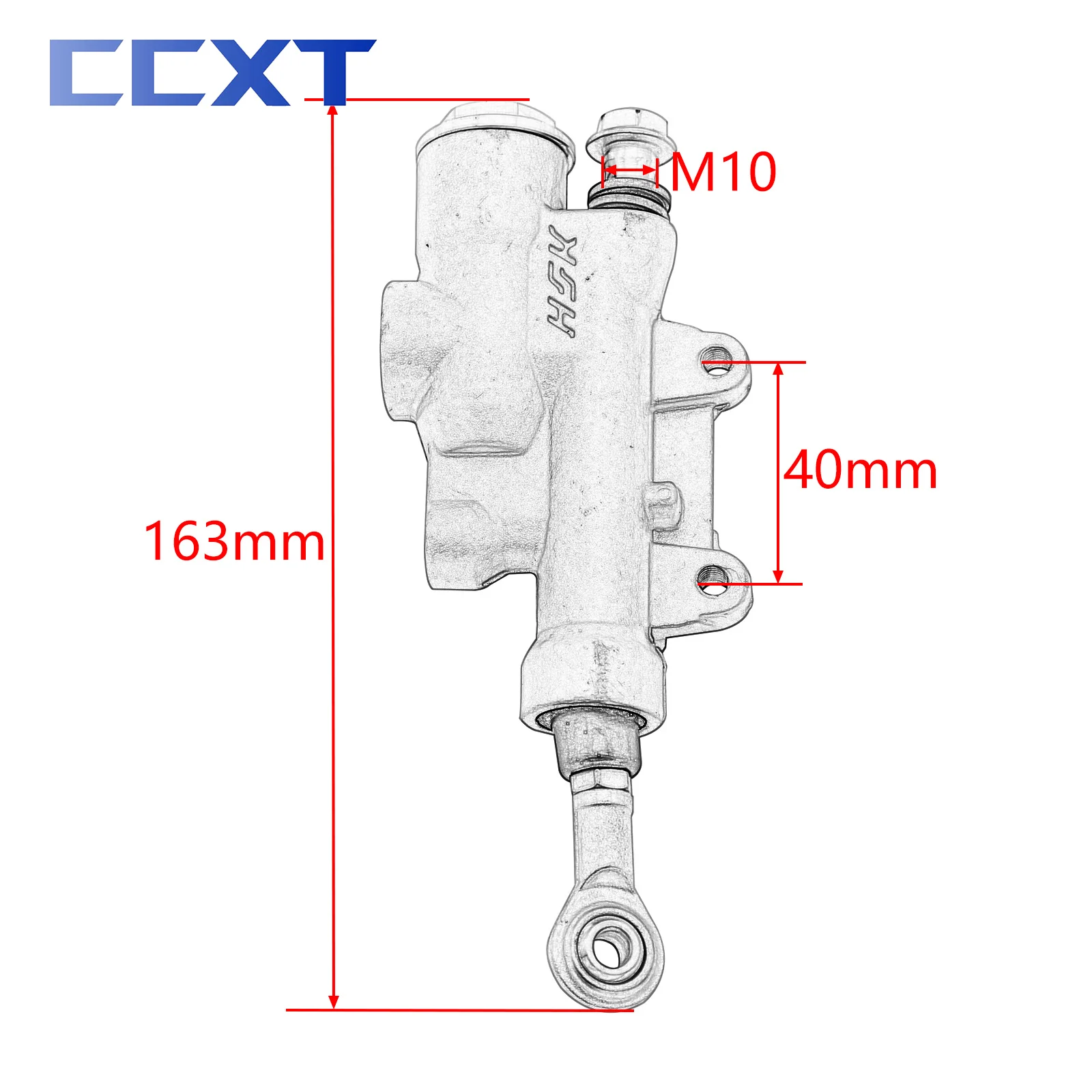 Motorcycle Rear Hydraulic Brake Master Cylinder Pump Rear Brake Pump For KTM 125-530 SX SXF XC XCF EXC EXCF For Husqvarna GasGas