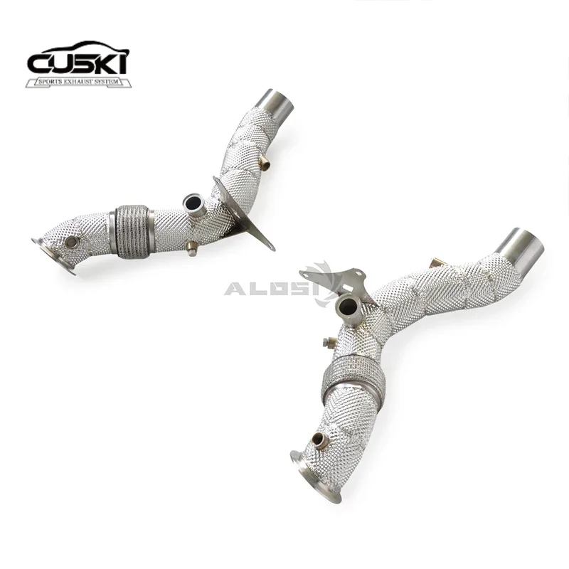 

Высокопроизводительные выхлопные компоненты, подходящие для Ferrari F8 3.9T 2019-2024 из нержавеющей стали с изоляционной защитой выхлопа.