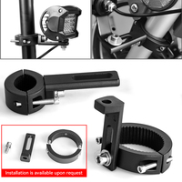 Motorcycle Headlight Spotlight mount Bracket light lamps holder Adjustable 20mm-60mm Fork Mount Clamp lamp holder clamp bracket