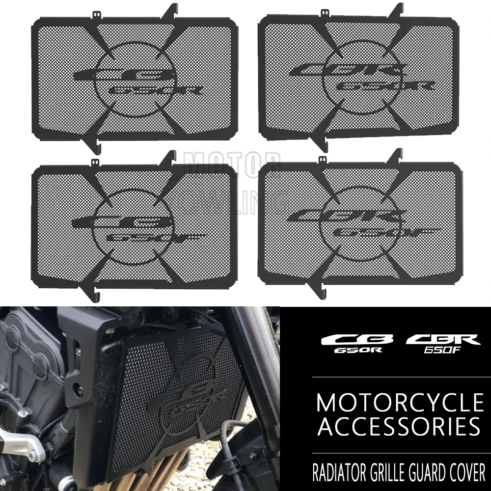 

For Honda CBR 650R 650F Neo SP Cafe 2014-2024 Motorcycle Radiator Grille Guard Cover Protection CB650R CBR650R CB650F CBR650F