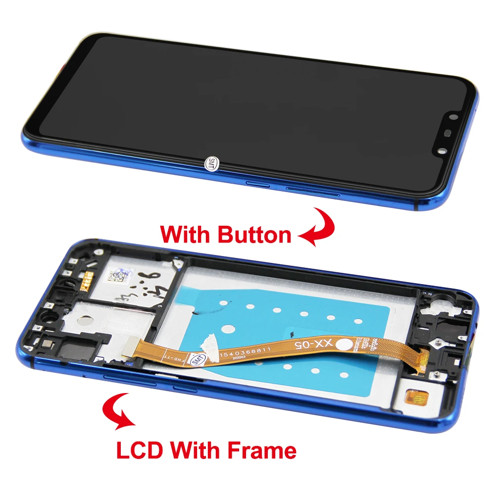 6.3 inch For Huawei Nova 3i LCD Display with Frame Touch Screen Replacement P Smart Plus Display INE-LX1 LX2 LCD Screen