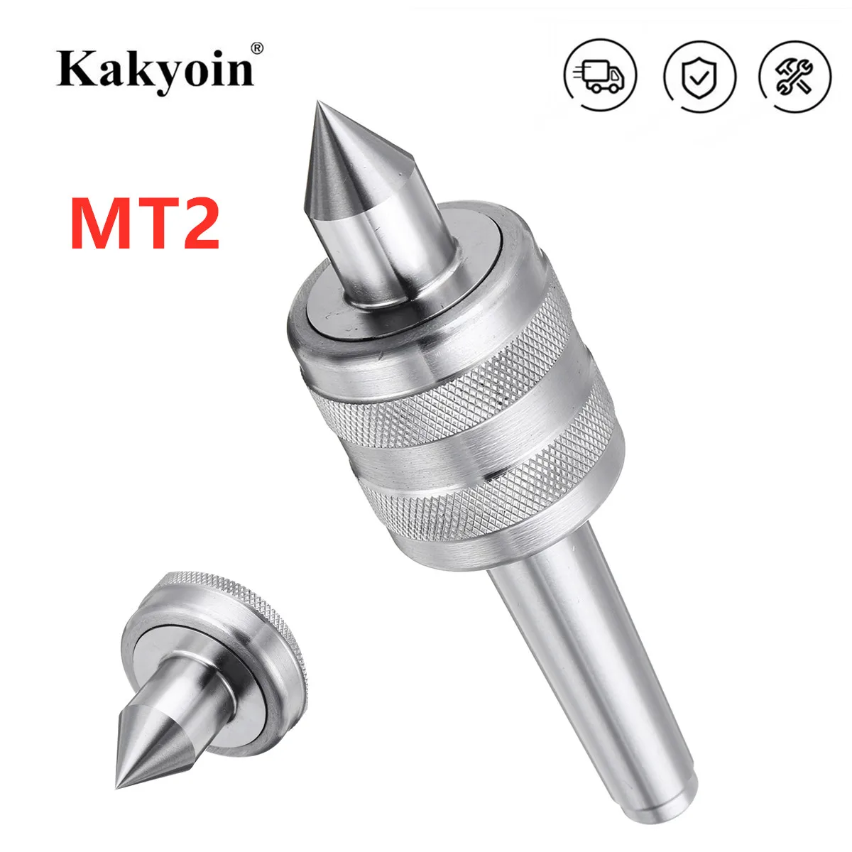 MT2 Accuracy 0.001 Lathe Live Center Taper Tool Bearing CNC Live Revolving Milling Center Taper Machine