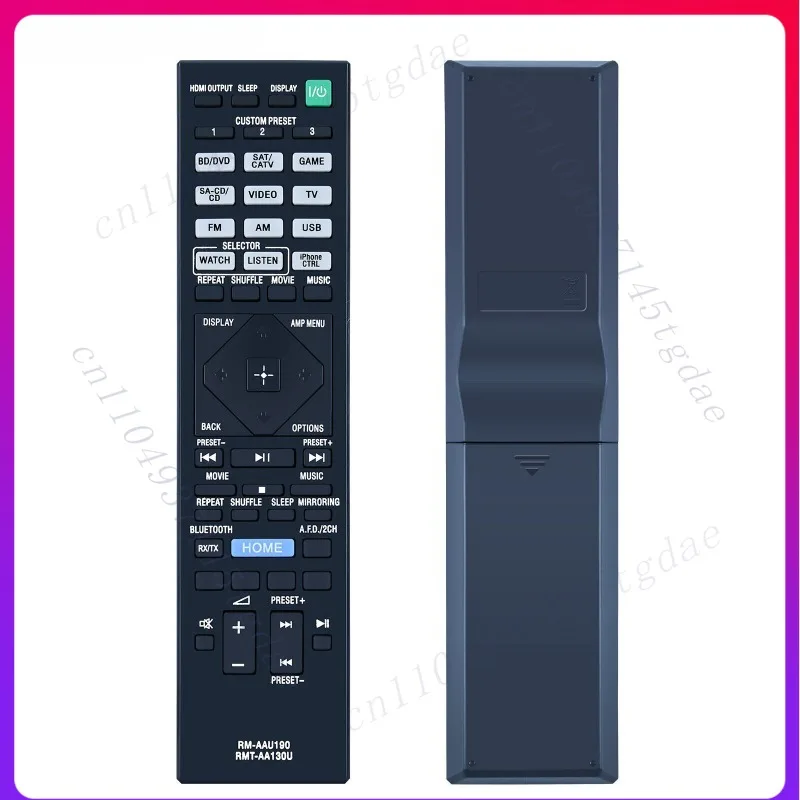 

2Pcs New RM-AAU190 RMT-AA130U remote control for Sony AV receiver STR-DH550 STR-DH750-