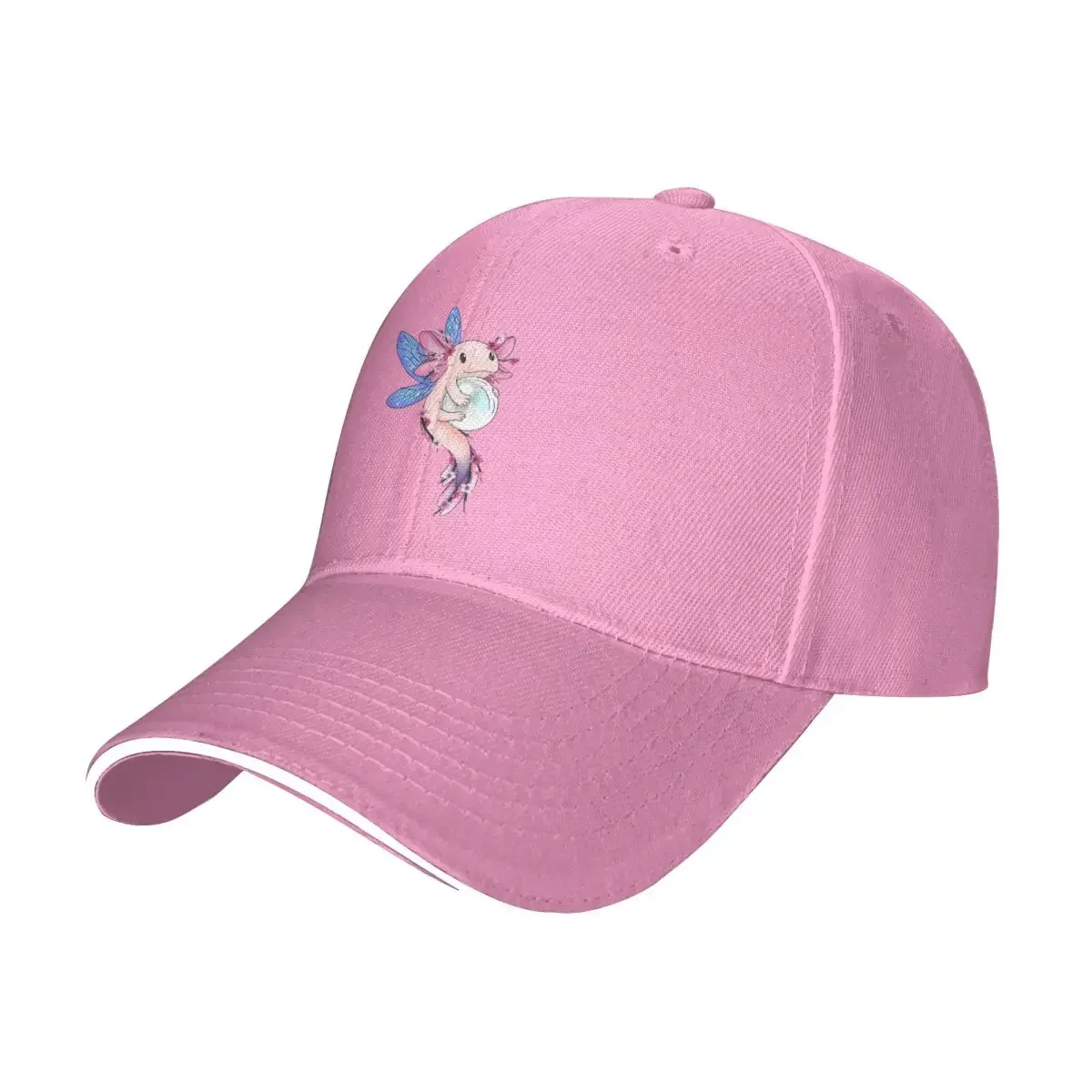 Blossom Fairy Axolotl Baseball Caps Hip Hop Animal Sandwich Caps Men Women Polyester Hats Cap Sport