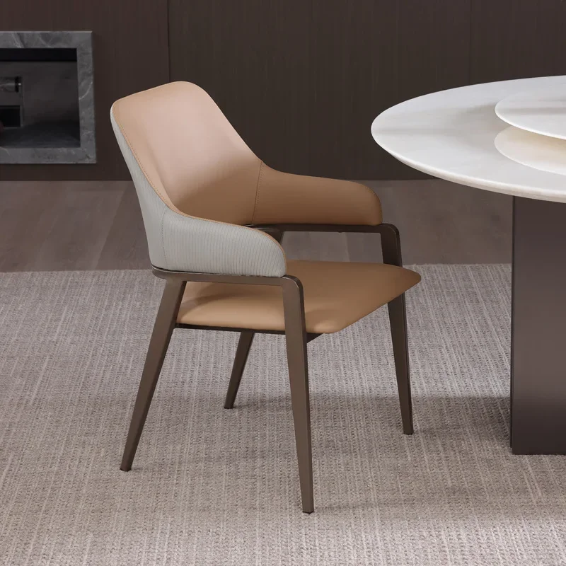 لكراسي تناول الطعام ذات الطراز الجديد للمكياج، كراسي طعام مريحة وحديثة ومريحة للمقهى، أثاث منزلي Cadeiras #1