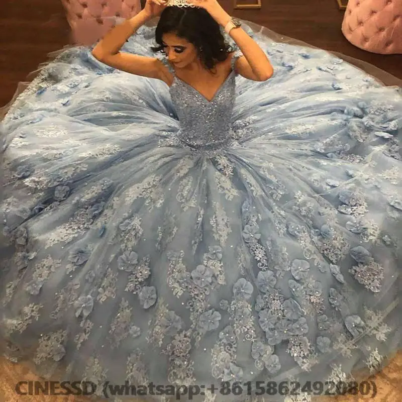 Vestido de baile com aplique para concurso, vestidos quinceanera, flor frisada querida, costas abertas, longo e doce, 16 vestidos, nova chegada, 2022