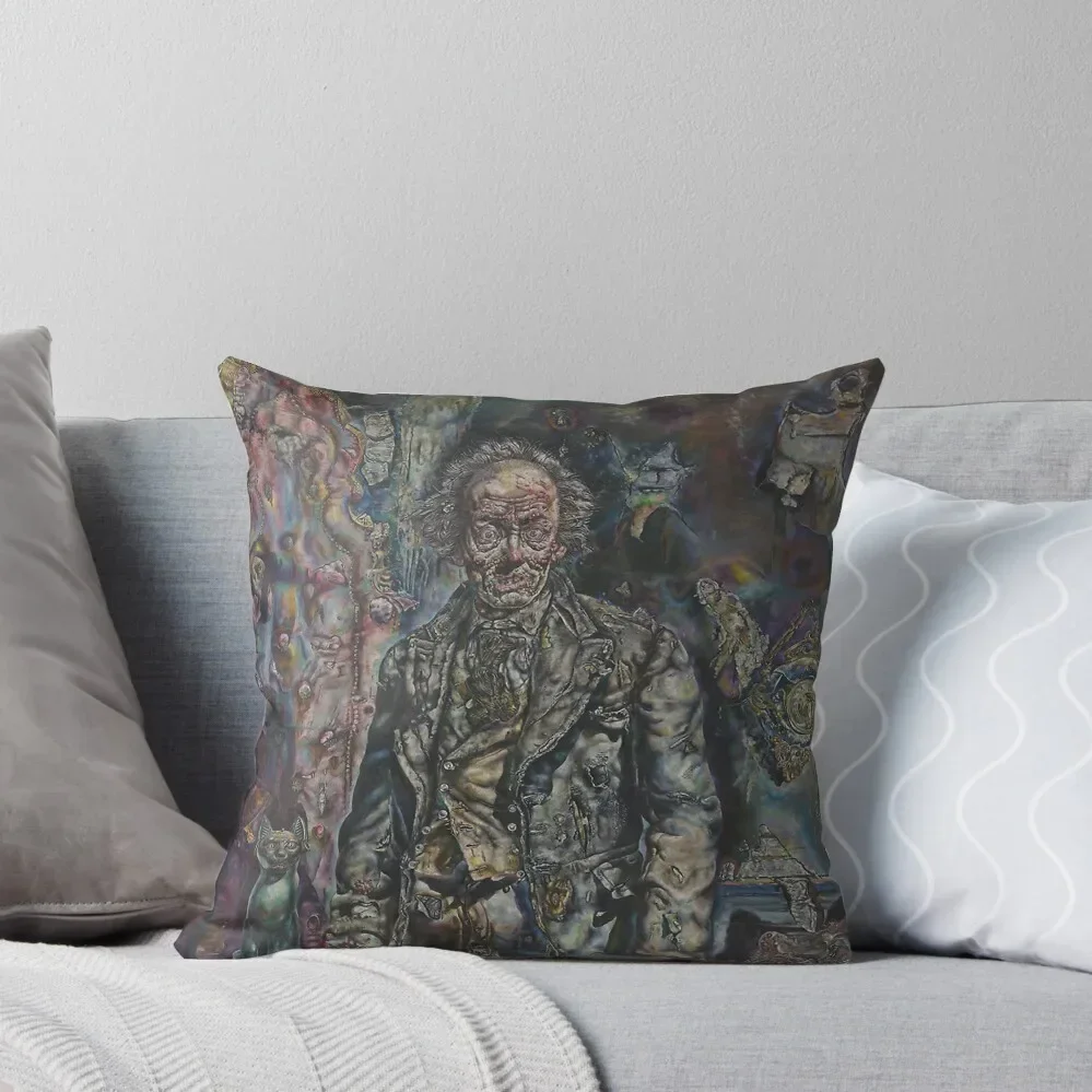 The Picture of Dorian Gray Painting by Ivan Albright Throw Pillow Pillow Decor home decor items Rectangular Cushion Cover Pillow