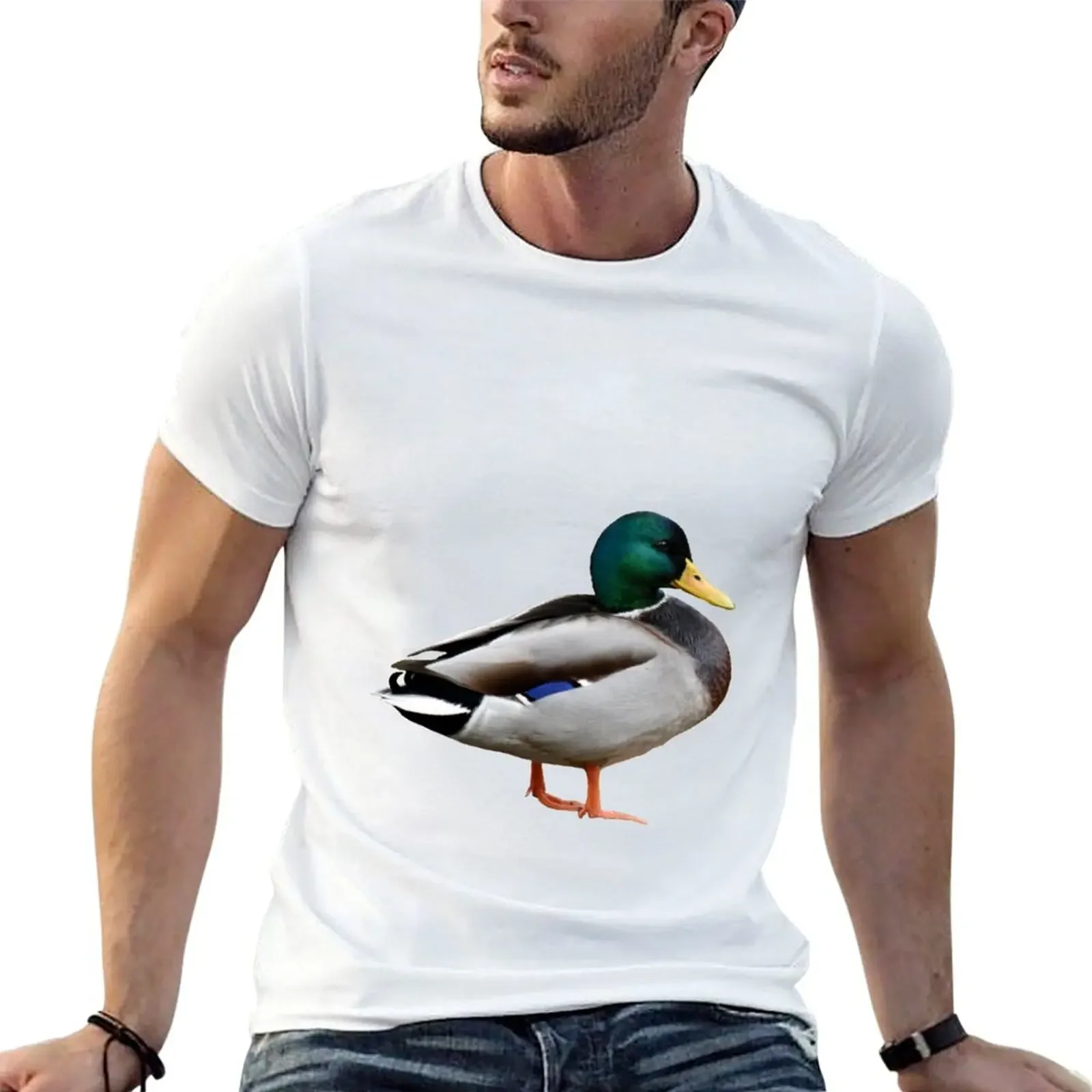 

Duck Male Mallard T-Shirt plus sizes for a boy shirts graphic tees basketball graphic tees mens plain t shirts