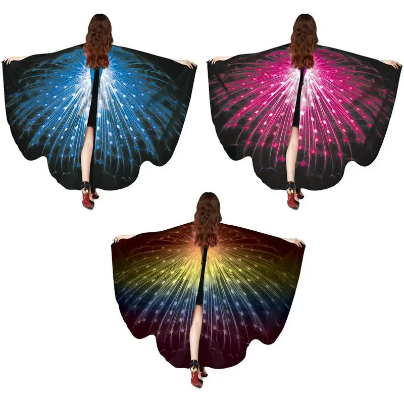 Butterfly Wings Shawl Fairy Dress Costume Halloween Party Carnival Costumes Butterfly Wings Halloween Fancy Dress Party Cosplay