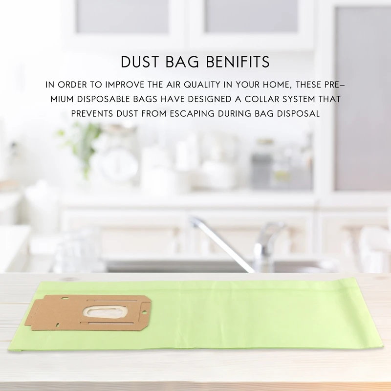 استبدال أكياس جمع الغبار ، مناسبة ل Oreck XL ، المكانس تستقيم ، رقم الجزء CCPK8DW ، 5 حزمة