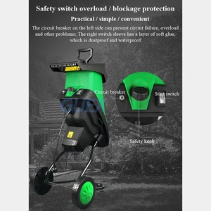 آلة تقطيع فرع تقطيع الخشب القوية ، آلة الكسر الكهربائية ، آلة تكسير فرع الشجرة ، أداة الحدائق ، 2400 واط ، 220 فولت ، HT6533 أفضل 8 ماكينة تقطيع خشب مستعملة مبيعا للبيع - رقم 5