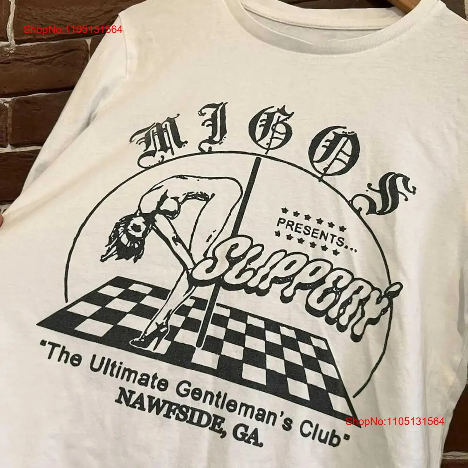 Migos Band Slippery Cotton T Shirt Concert S to 5XL MQ217 vintage Washed homme Stylish Stretched Casual fashion Slightly Unisex
