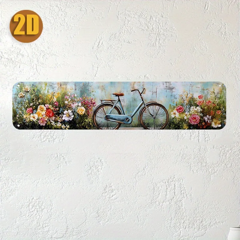 1pc Rustic Floral Watering Can Metal Wall Decor Sign to Add a Warm Touch to Any Interior Space, Especially
