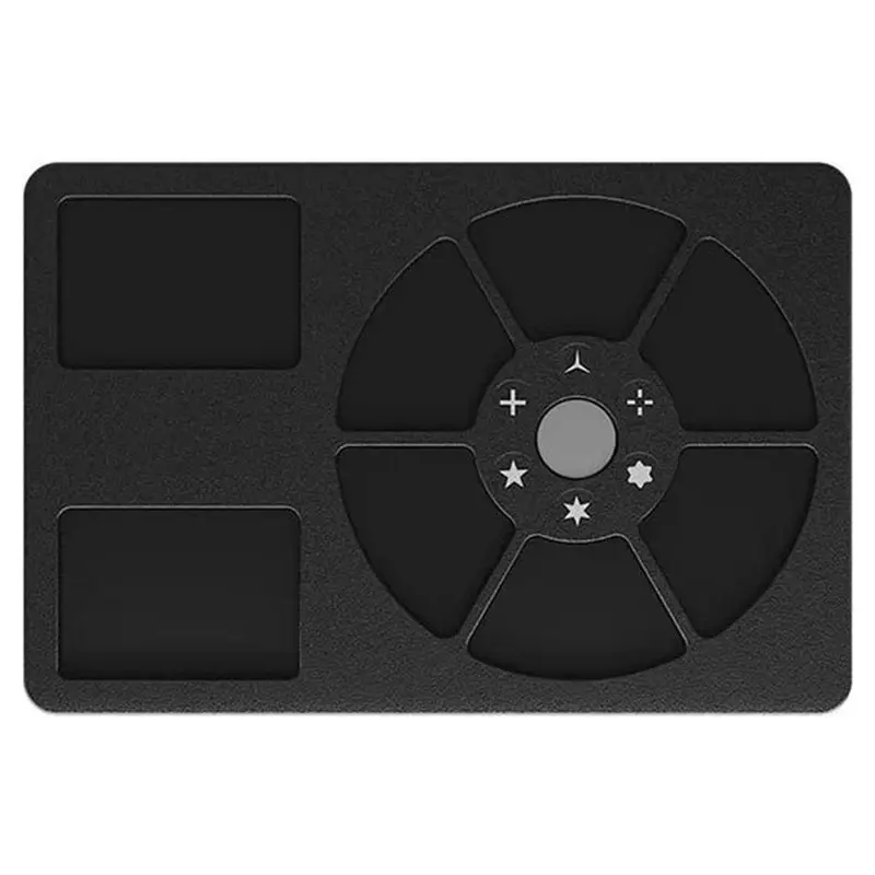ABGH-SN-15 Magnetic Screw Storage Plate For Mobile Phone Aluminum Alloy Small Parts Organizer Multi-Grid Screw Sorting Tray