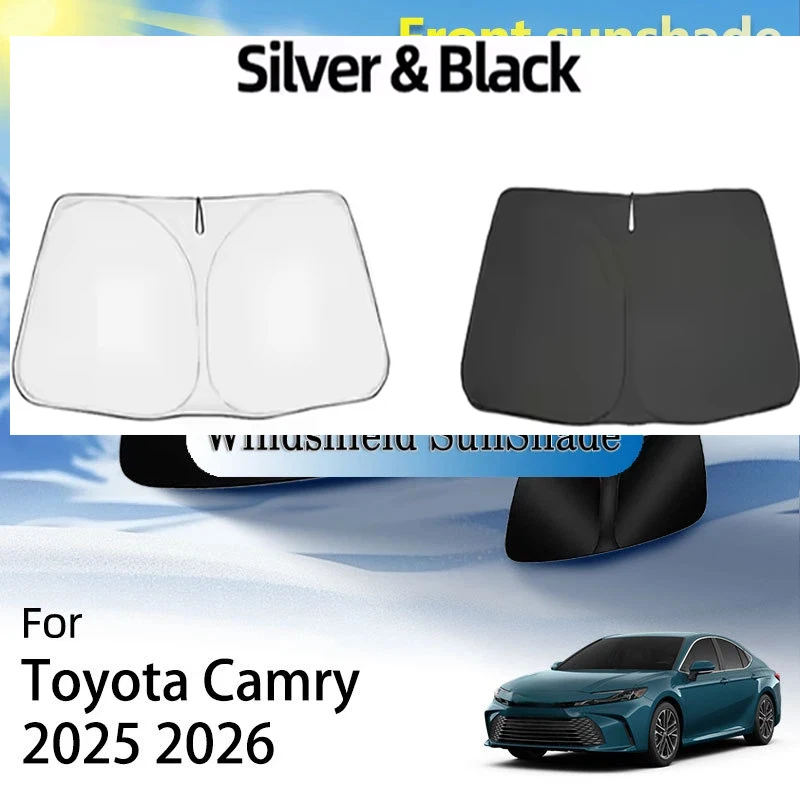 Front Sunshade For Toyota Camry 2025 2026 Hybrid LE XV80 80 Accessories Window Windshield Heat Insulation Sun Protection Parts