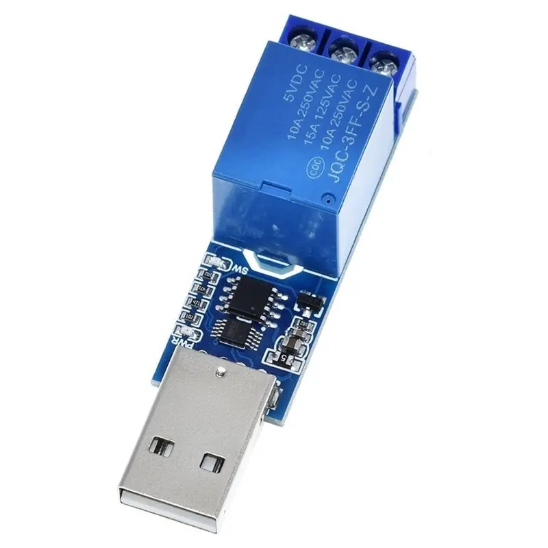 DTA4-1 Channel USB Serial Control Relay Module 5V 10A CH340 For Computer Control Switch Smart Home