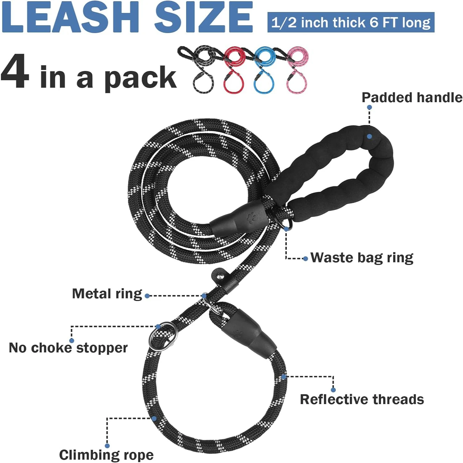 Exciting and fearless top-quality pet lead, perfect for outdoor pursuits and expeditions - durable gear for energetic animals. B