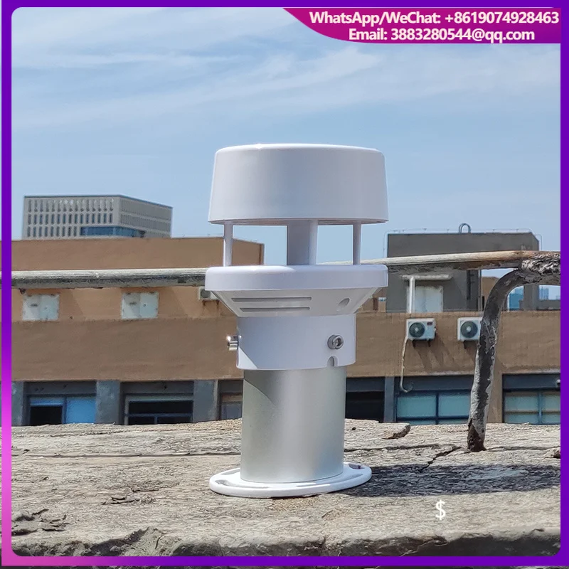 ABS 5-in-1 Meteorological Parameters Small Size RS485 Output Modbus Digital Ultrasonic Anemometer Wind Speed & Direction Sensor